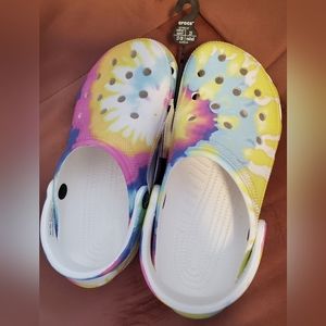 Crocs Classic Tie Dye Graphic Clog